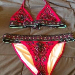 Pink bikini